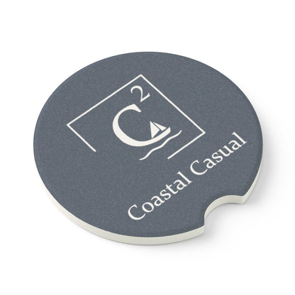 Car Coaster — Coastal Casual Soapstone Beverage Holder