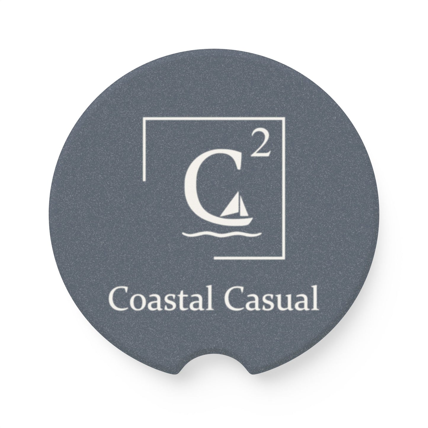 Car Coaster — Coastal Casual Soapstone Beverage Holder