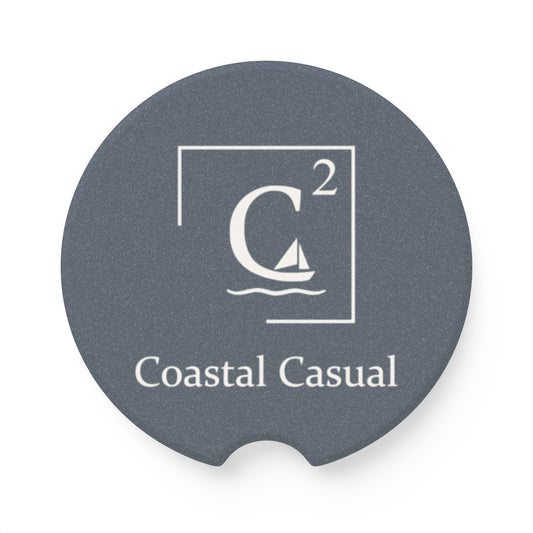 Car Coaster — Coastal Casual Soapstone Beverage Holder
